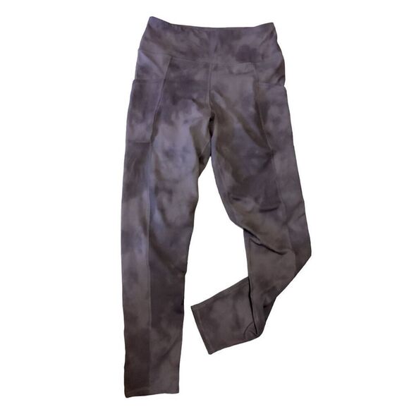 Maurices High - Waisted Tye Dye  Leggings Navy Full Length M - Picture 1 of 6